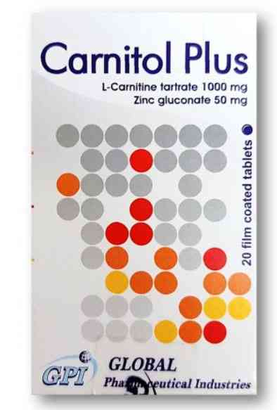 كارنيتول بلس 1000/50مجم 20 قرص