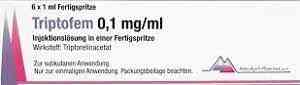 تريبتوفيم 0.1مجم/مل 6 سرنجات معبأة للحقن