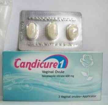 كانديكيور 1 600 مجم لبوس مهبلي 3 اقماع