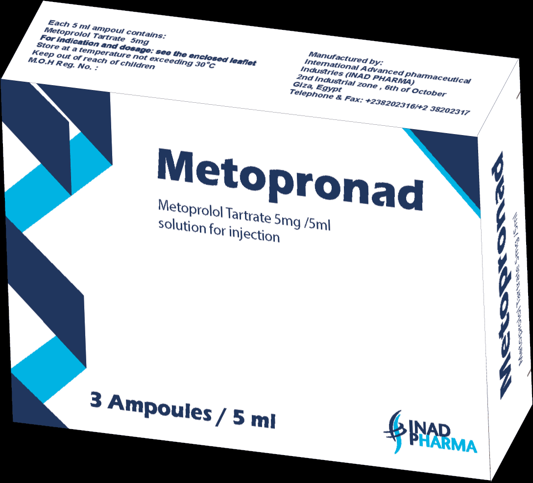 ميتوبروناد 5مجم/5مل 3 امبولات