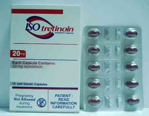 ايزوتريتينوين 20مجم 10 كبسولة جيلاتينية