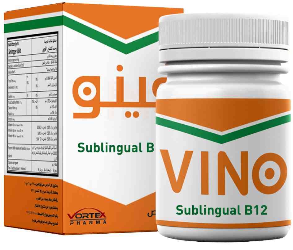 فينو ب12 اقراص تحت اللسان 1مجم 30 قرص