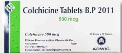 كولشيسين 1مجم 30 قرص