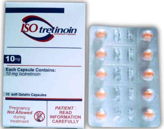 ايزوتريتينوين 10مجم 10 كبسولات