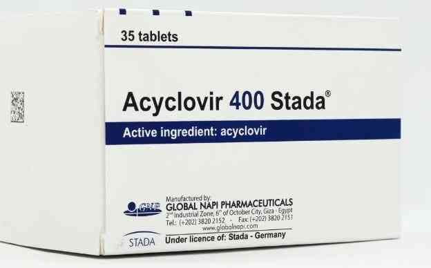 اسيكلوفير 400 مجم ستادا 35 قرص