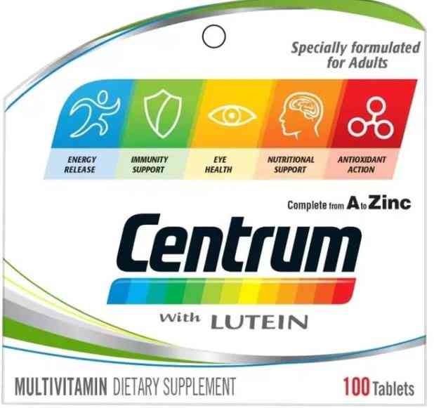 سنتروم مع اللوتين 100 قرص