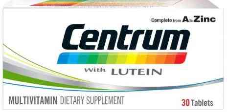 سنتروم مع اللوتين 30 قرص