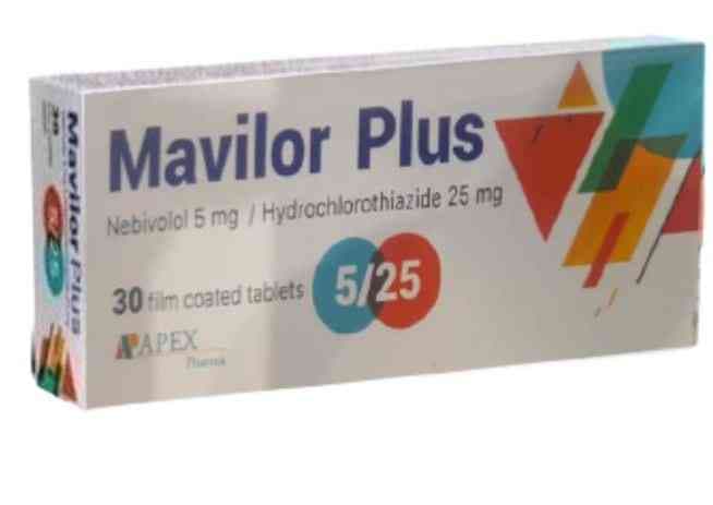 مافيلور بلس 5/25مجم 30 قرص