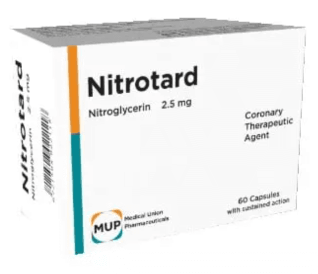 نيتروتارد 2.5مجم 60 كبسولة