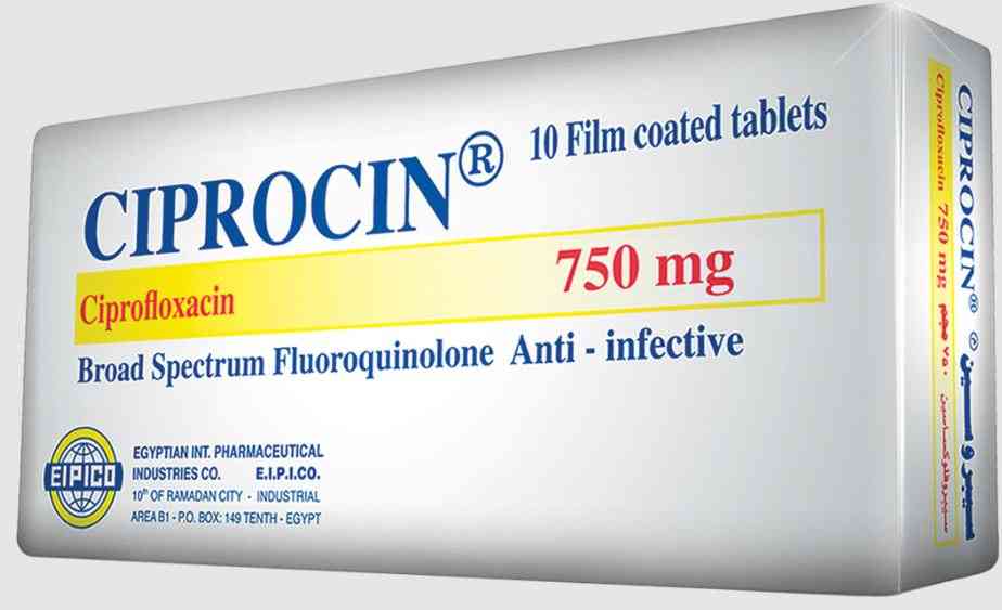 سيبروسين 750مجم 10 اقراص