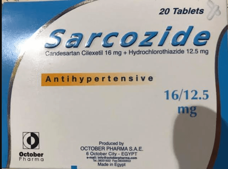 ساركوزيد 16/12.5مجم 20 قرص