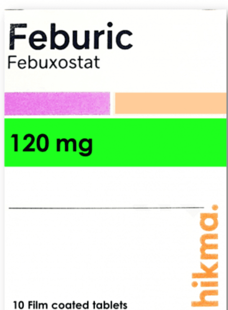 فيبيوريك 120 مجم 10 قرص