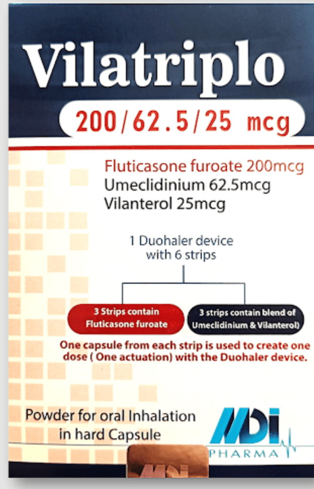 فيلاتريبلو 200/62.5/25مكجم 6 شرائط