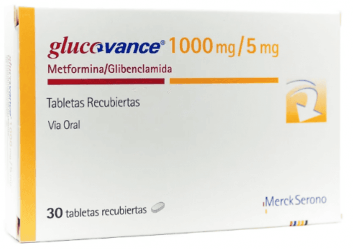 جلوكوفانس 1000/5مجم 30 قرص