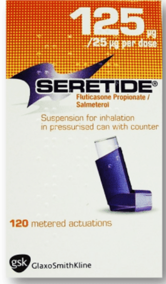 سيريتايد ايفوهيلر 125/25مكجم 120 جرعة