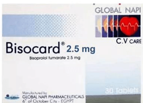 بيزوكارد 2.5مجم 30 قرص