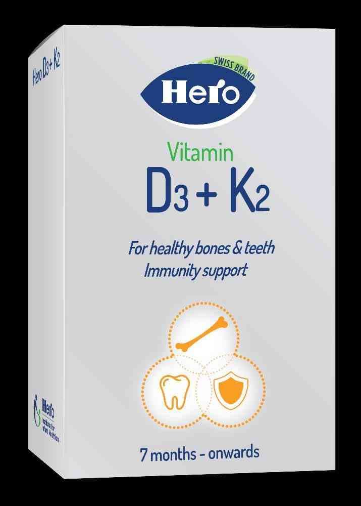 حره فيتامين دي3 + كي2 10 مل نقط