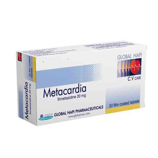 ميتاكارديا 20مجم 30 قرص