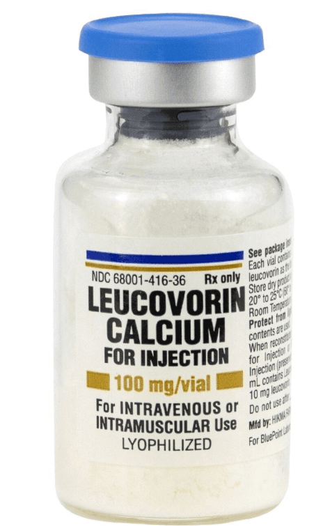 لوكوفورين كالسيوم 100 مجم 10 مل فيال