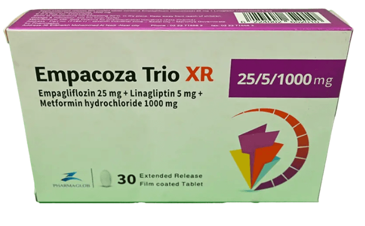 ايمباكوزا تريو 25/5/1000مجم 30 قرص